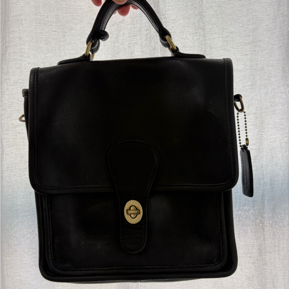 Vintage Black Coach Bag